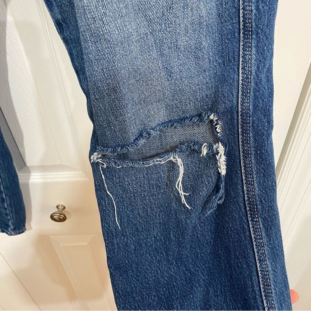 FRAME Denim Le Original Kessler Rips High rise Straight Leg sz 28 - Picture 11 of 13